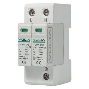 STW-C40 Series SPD Secondary Power Surge Protectors - AC 285V - 2 Pole